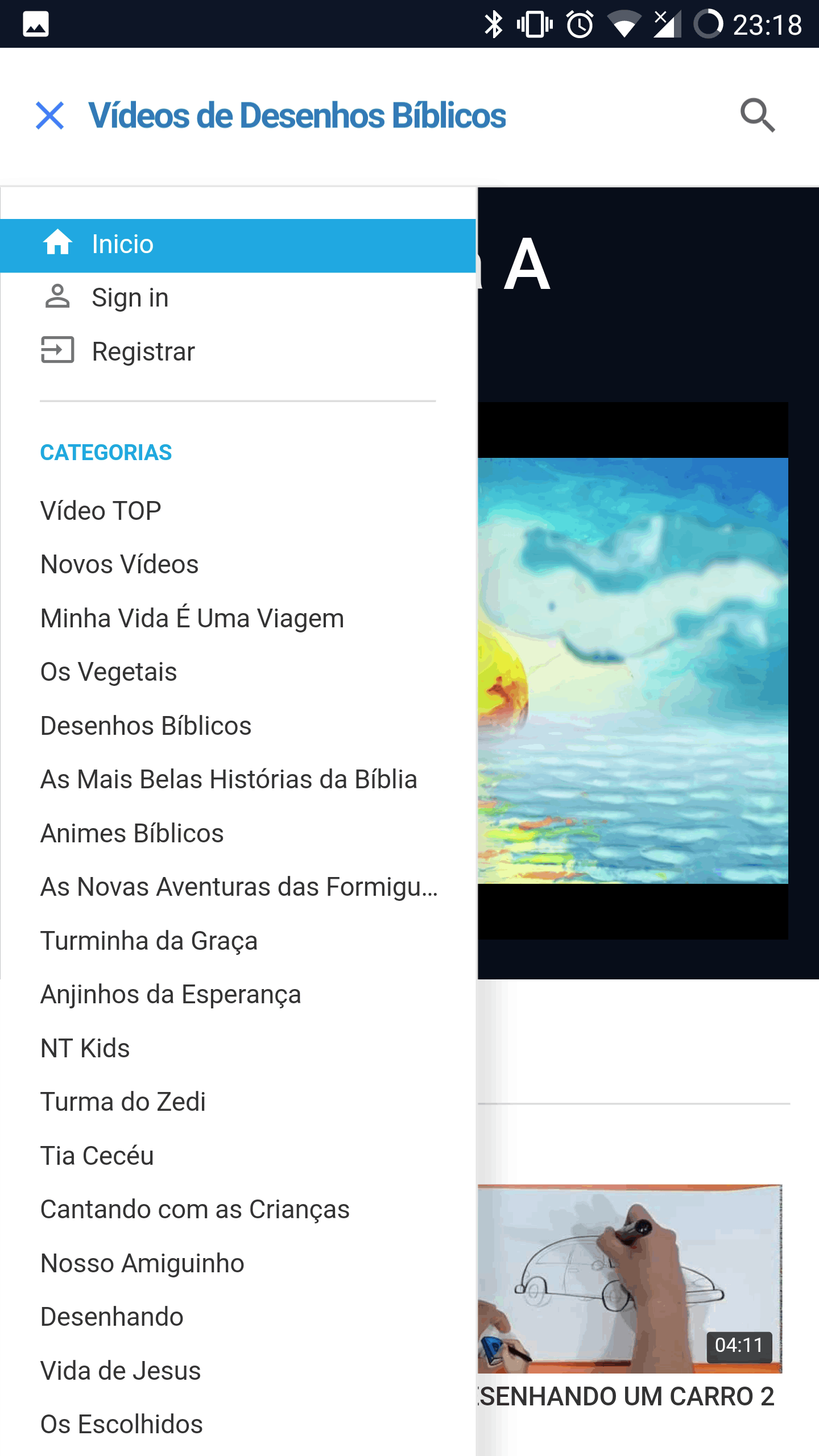 Vídeos de Desenhos Bíblicos