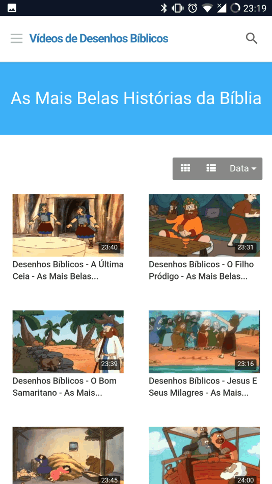 Vídeos de Desenhos Bíblicos