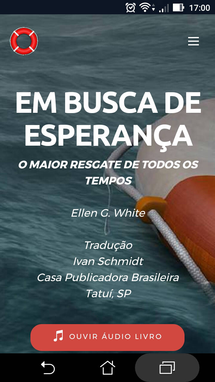 Livro Em Busca de Esperança