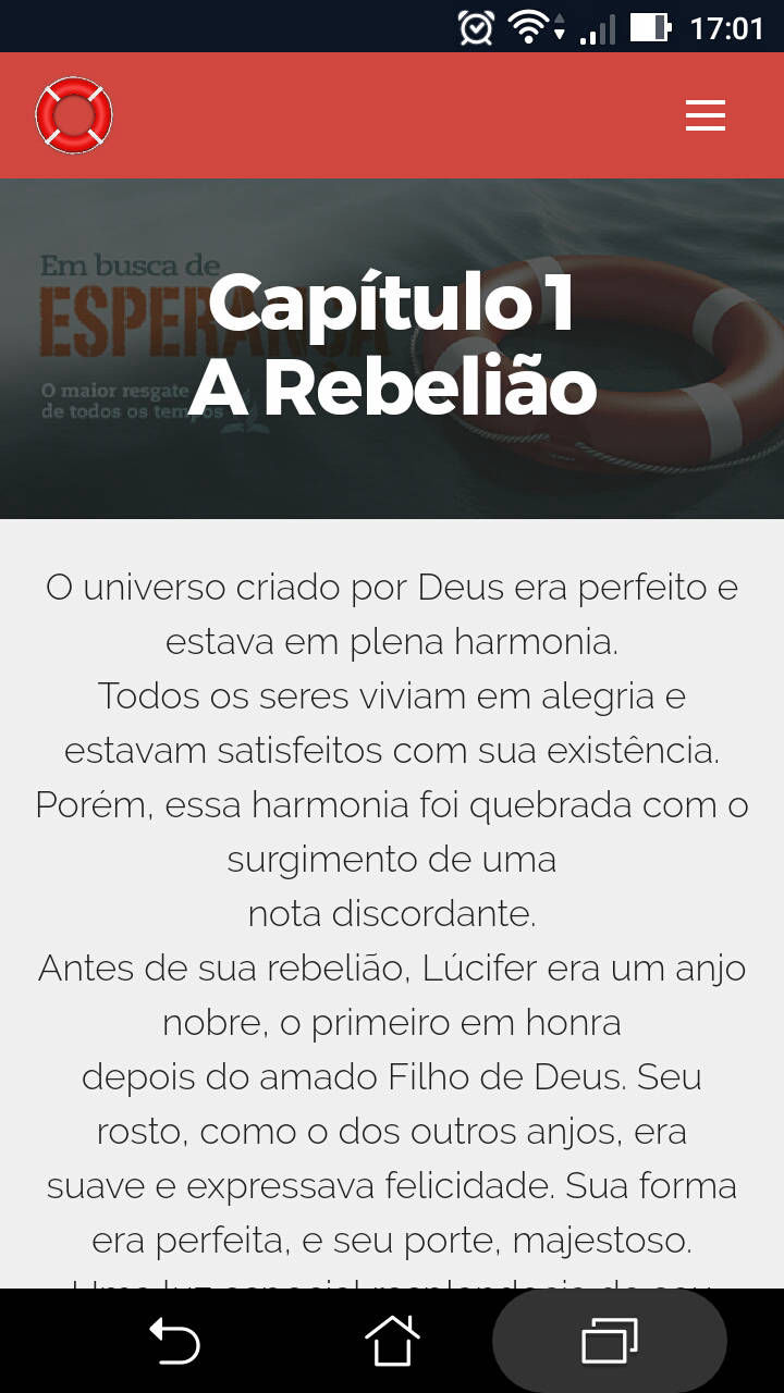 Livro Em Busca de Esperança