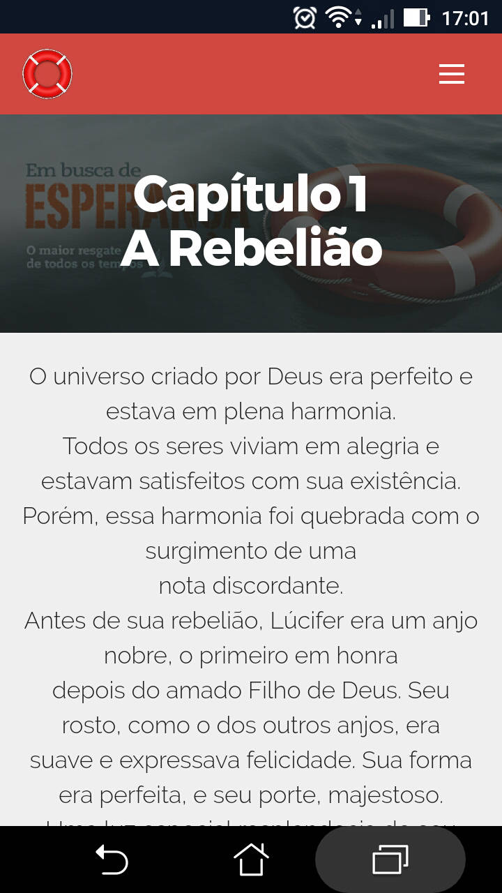 Livro Em Busca de Esperança