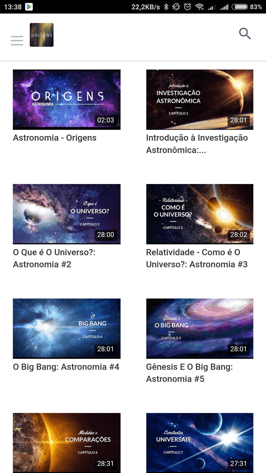 Origens - Programa Novo Tempo